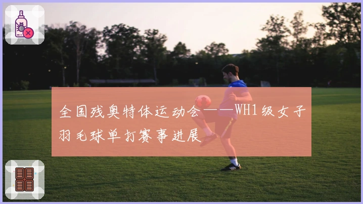 全国残奥特体运动会——WH1级女子羽毛球单打赛事进展